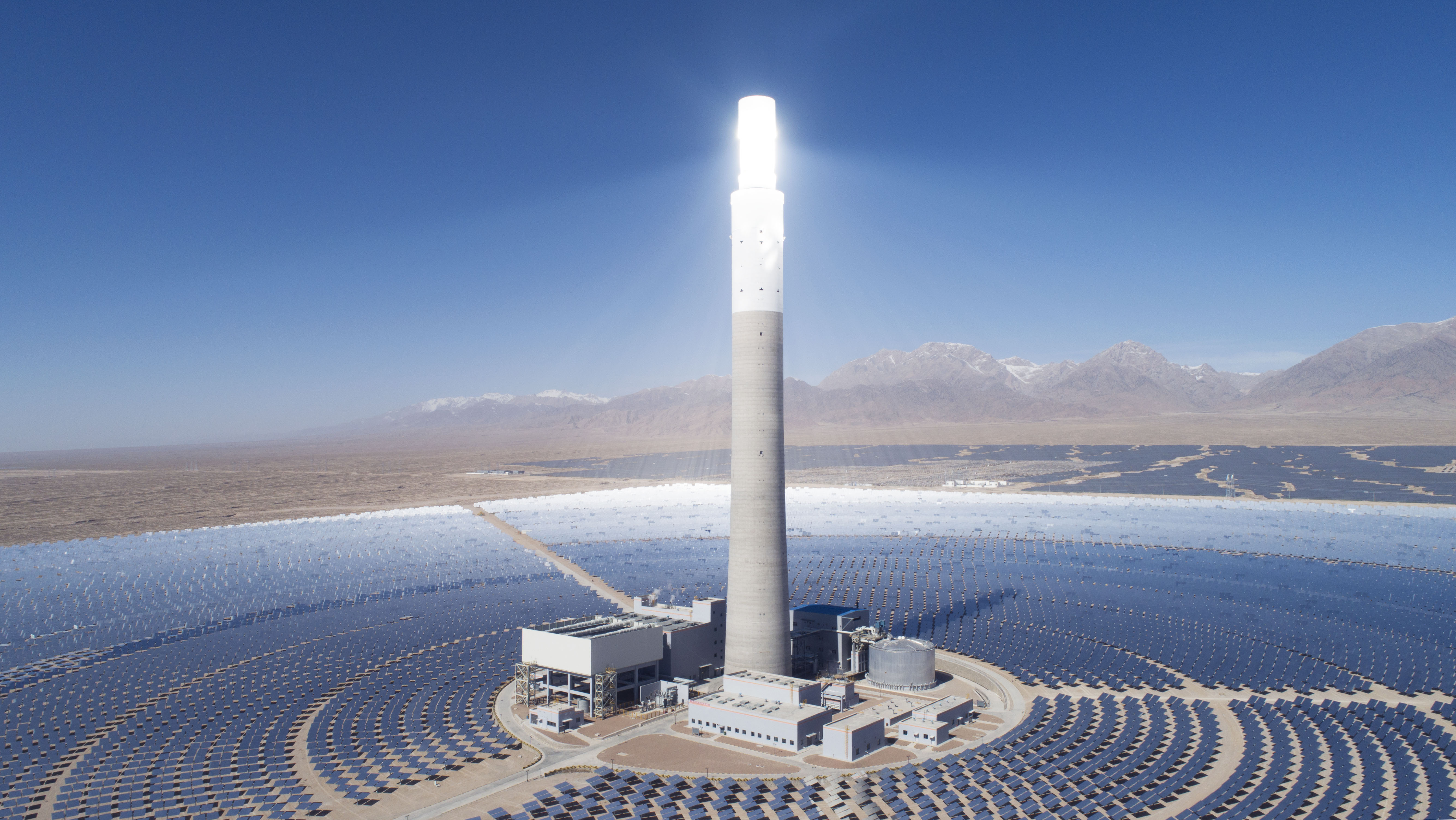 China Supcon Delingha 50 Mw Concentrated Solar Power Plant Achieved