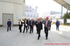 The Egyptian high-level delegation visited Ancai High-tech and highly praised the solar thermal ultra-white glass